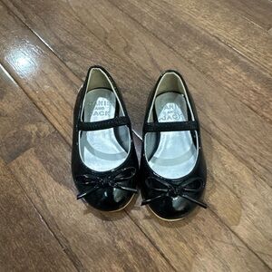 Janie and Jack Glossy Black Dress Shoes